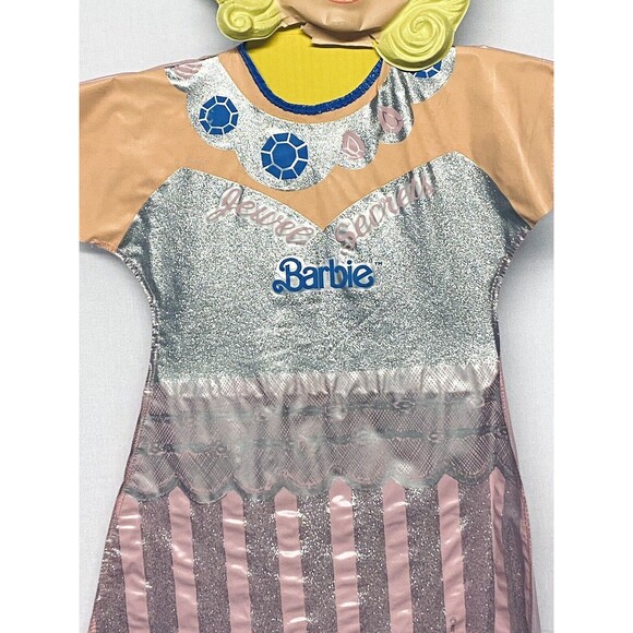 Vintage 1987 Ben Cooper Barbie Mask & Jewel Secrets Costume Size 8-10 New - READ - Picture 2 of 12